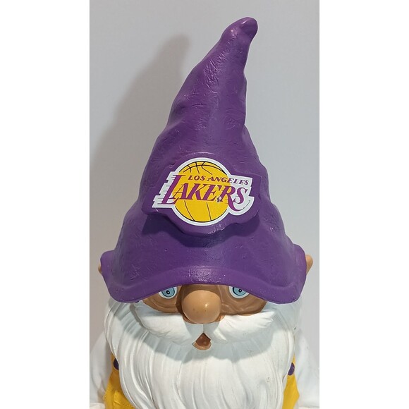 Los Angeles Lakers NBA Garden Gnome 11" Tall Forever Collectibles Brand New - Picture 2 of 8